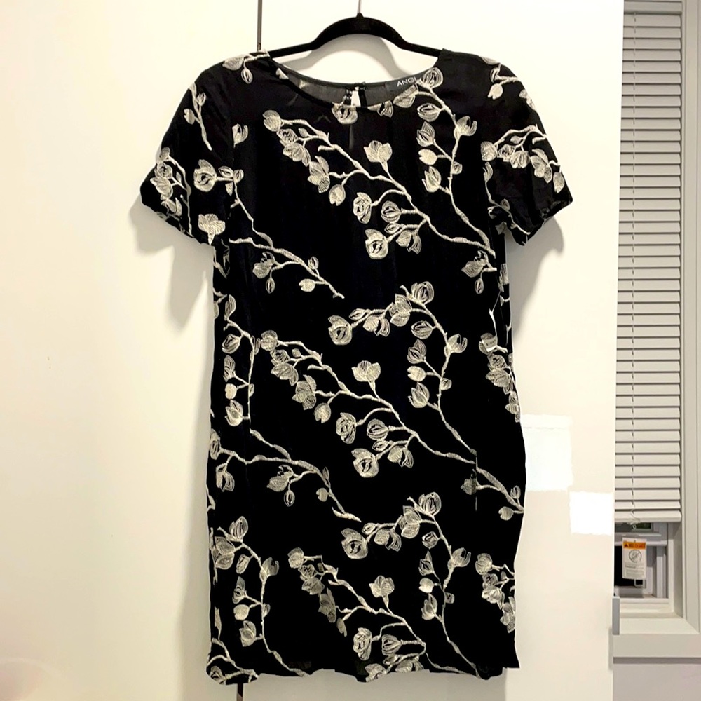 ANGL Stitched Floral Dress